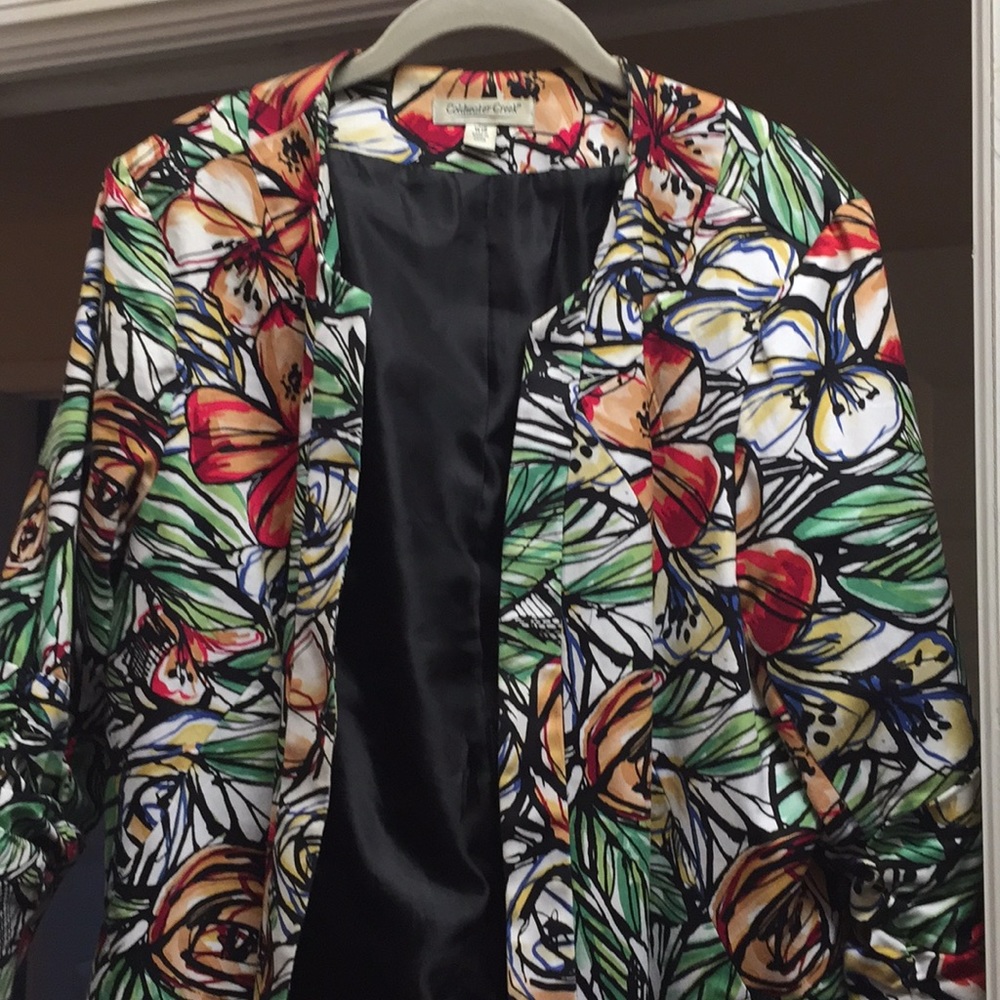 EUC- Coldwater Creek W 18 colorful jacket